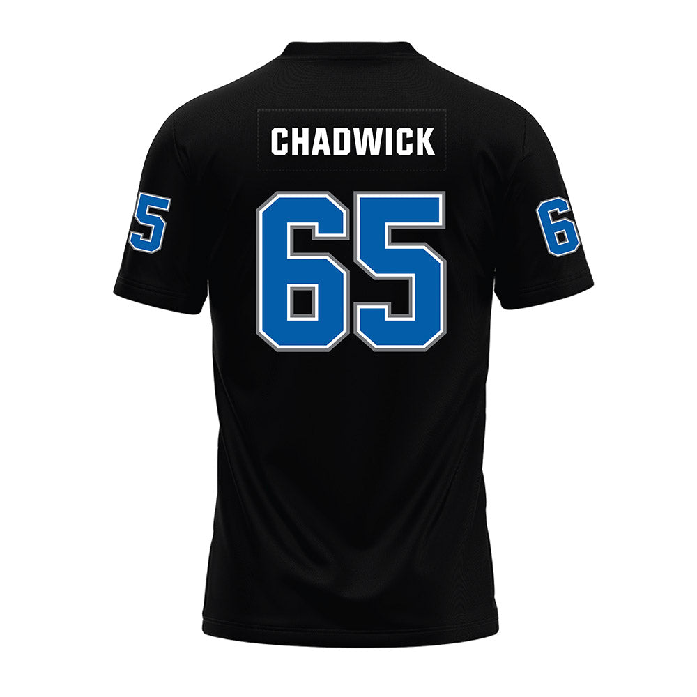 Buffalo - NCAA Football : Chayce Chadwick - Black Premium Football Jersey