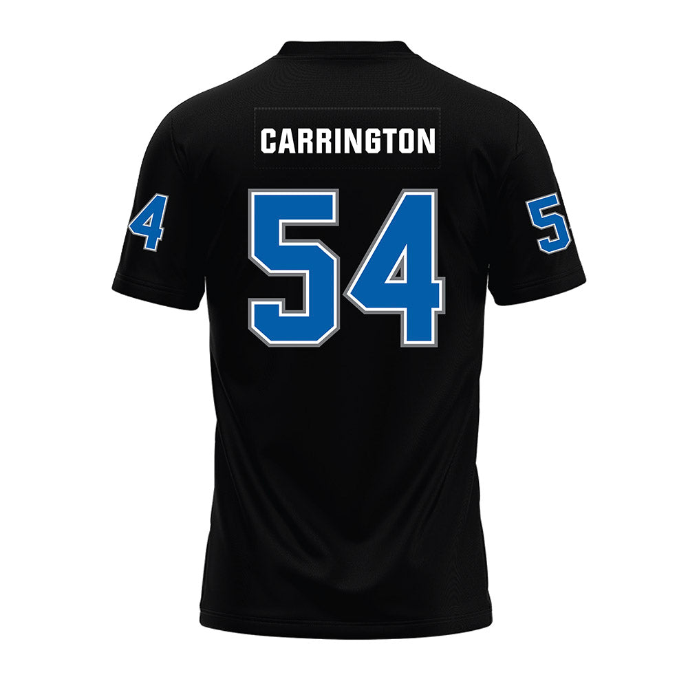 Buffalo - NCAA Football : James Carrington - Black Premium Football Jersey