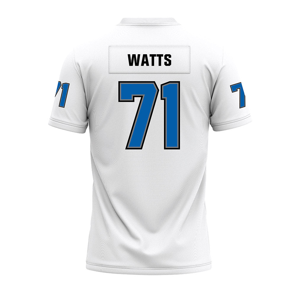 Buffalo - NCAA Football : Caleb Watts - White Premium Football Jersey-1