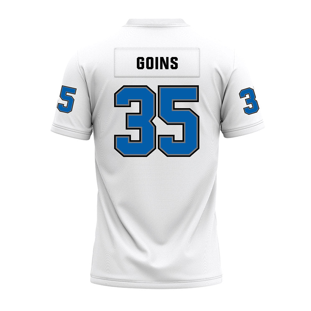 Buffalo - NCAA Football : Gabriel Goins - White Premium Football Jersey-1