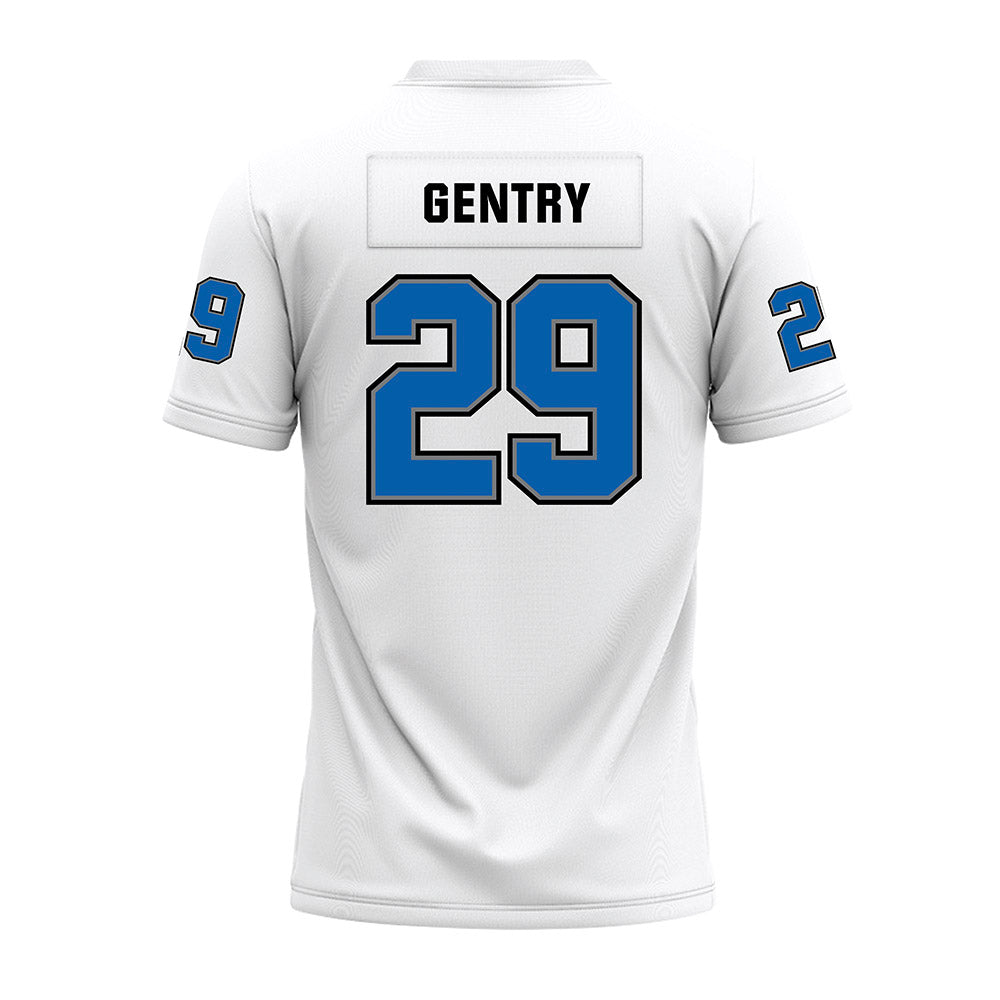Buffalo - NCAA Football : Jerrod Gentry - White Premium Football Jersey