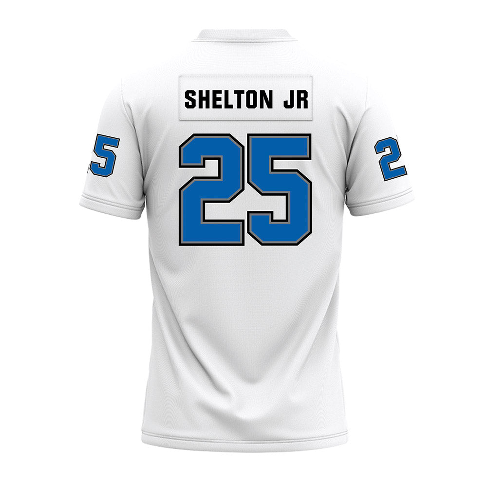 Buffalo - NCAA Football : Terrance Shelton Jr - White Premium Football Jersey