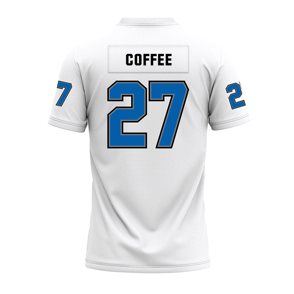Buffalo - NCAA Football : Davion Coffee - White Premium Football Jersey-1