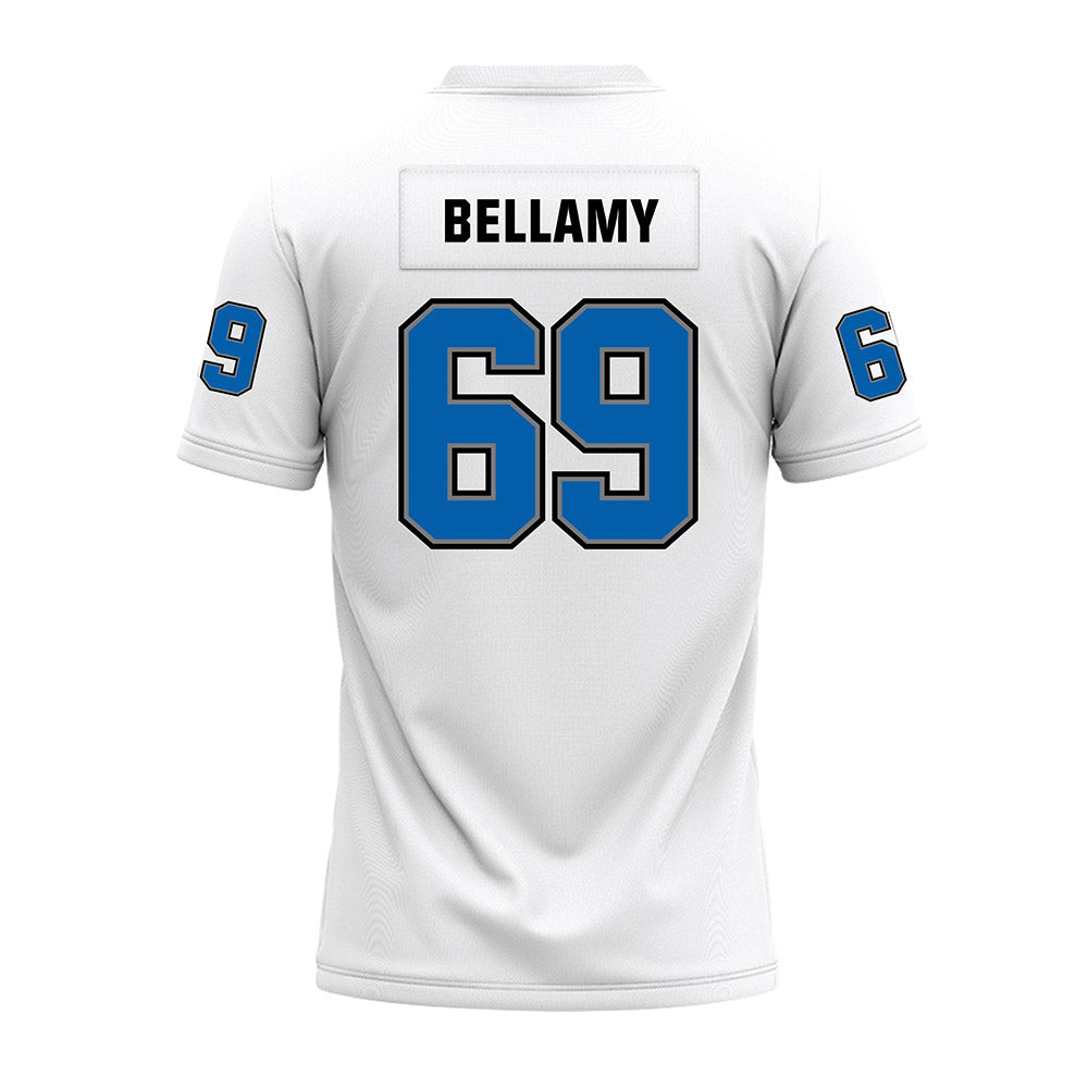 Buffalo - NCAA Football : Jackson Bellamy - White Premium Football Jersey