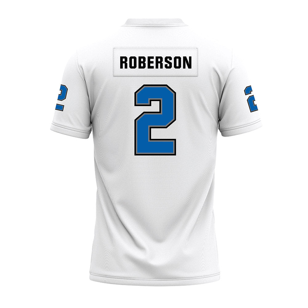 Buffalo - NCAA Football : Taquan Roberson - White Premium Football Jersey-1