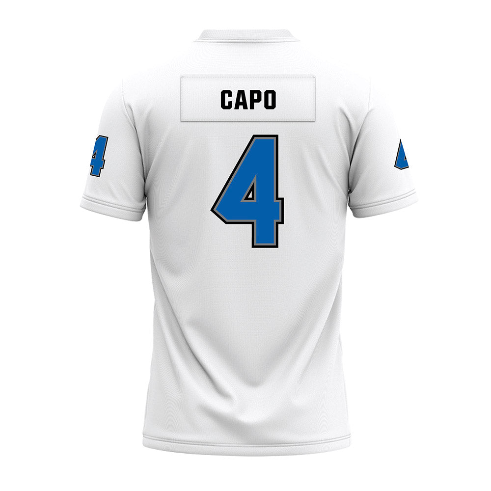 Buffalo - NCAA Football : Jonathan Capo - White Premium Football Jersey