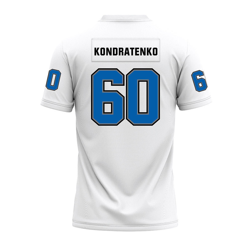 Buffalo - NCAA Football : Valerii Kondratenko - White Premium Football Jersey