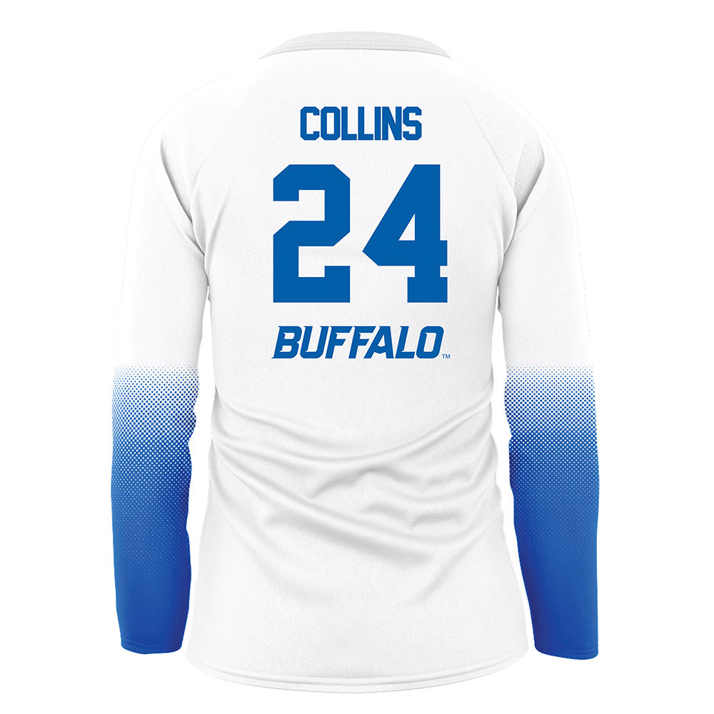 Buffalo - NCAA Women's Volleyball : Reese Collins - White Volleyball Jersey