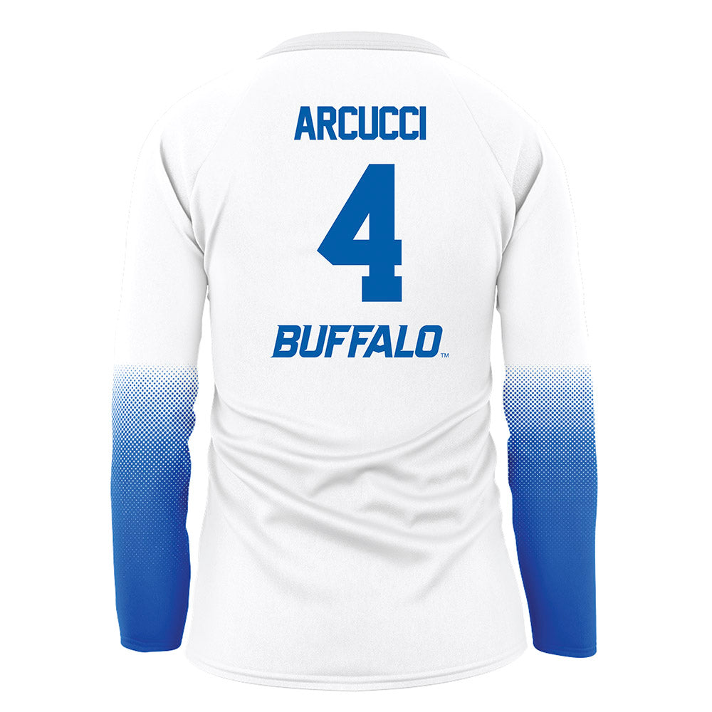 Buffalo - NCAA Women's Volleyball : Luli Arcucci - White Volleyball Jersey-1