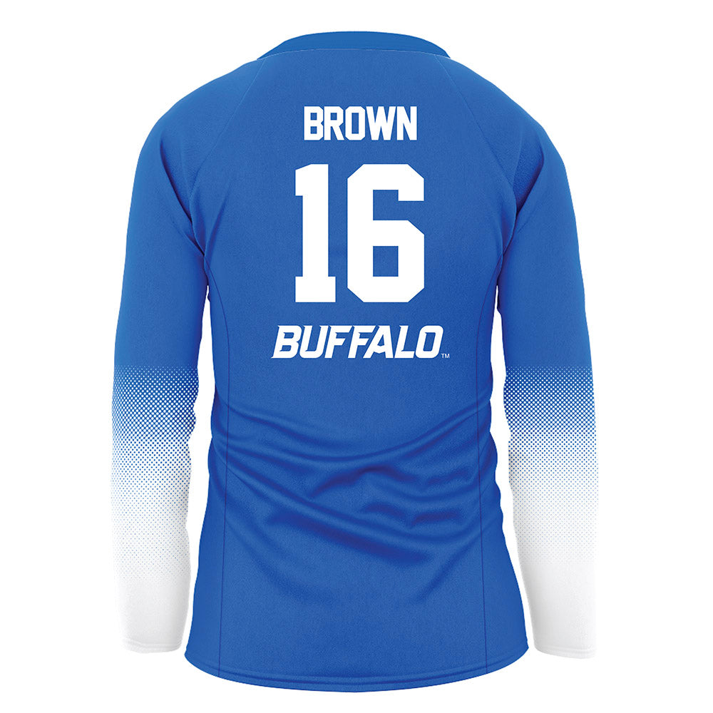 Buffalo - NCAA Women's Volleyball : Chloe Brown - Blue Volleyball Jersey
