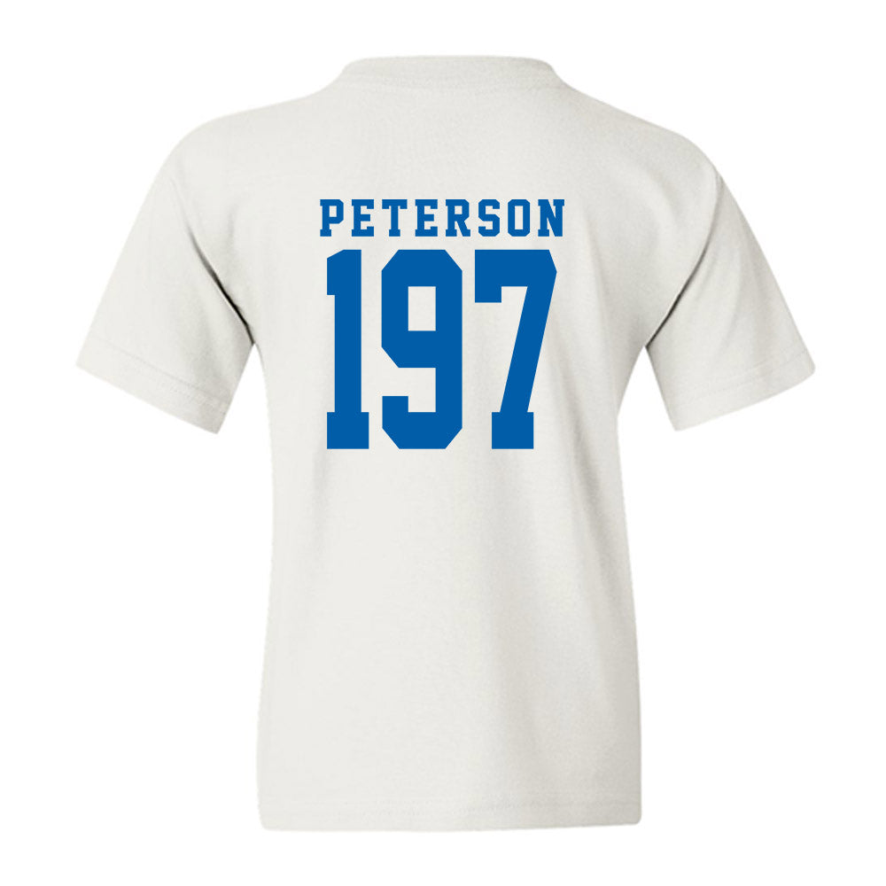 Buffalo - NCAA Wrestling : Aiden Peterson - Youth T-Shirt-1