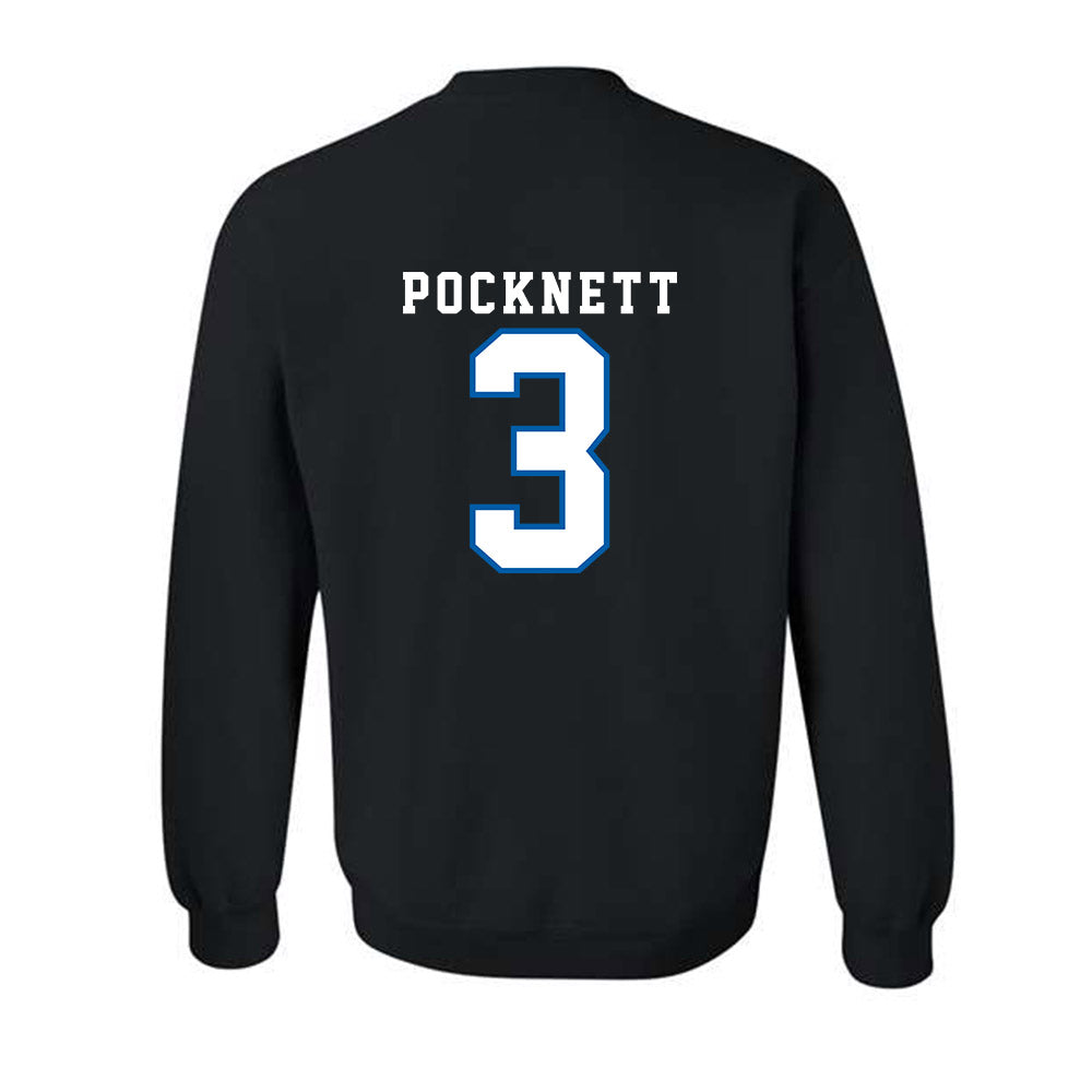 Buffalo - NCAA Men's Basketball : Mikhail Pocknett - Crewneck Sweatshirt-1