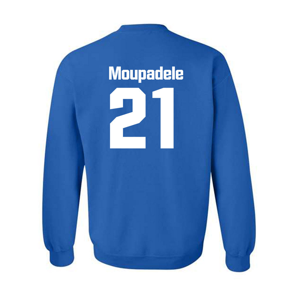 SJSU - NCAA Men's Basketball : Japhet Moupadele - Classic Shersey Crewneck Sweatshirt-1