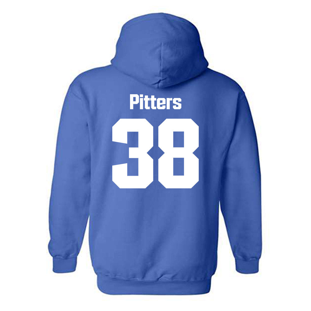 SJSU - NCAA Football : Nassir Pitters - Classic Shersey Hooded Sweatshirt-1