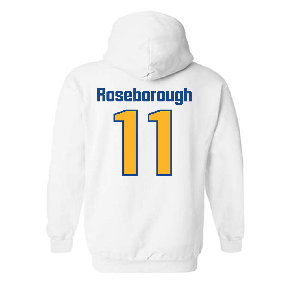 SJSU - NCAA Men's Basketball : Ben Roseborough - Classic Shersey Hooded Sweatshirt-1