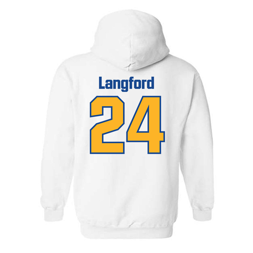 SJSU - NCAA Men's Basketball : Douglas Langford - Classic Shersey Hooded Sweatshirt-1