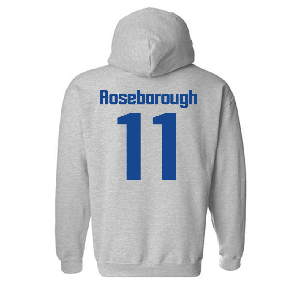 SJSU - NCAA Men's Basketball : Ben Roseborough - Classic Shersey Hooded Sweatshirt-1