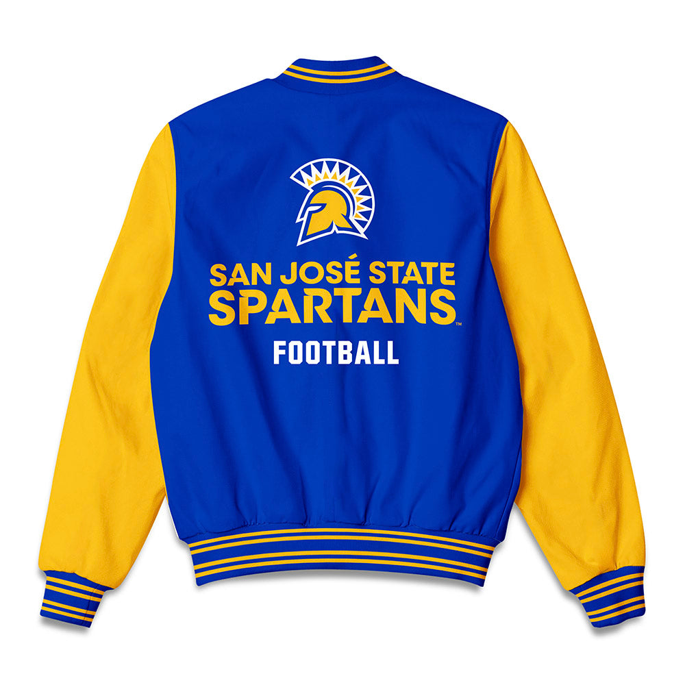 SJSU - NCAA Football : Adrian Melesio - Bomber Jacket-1