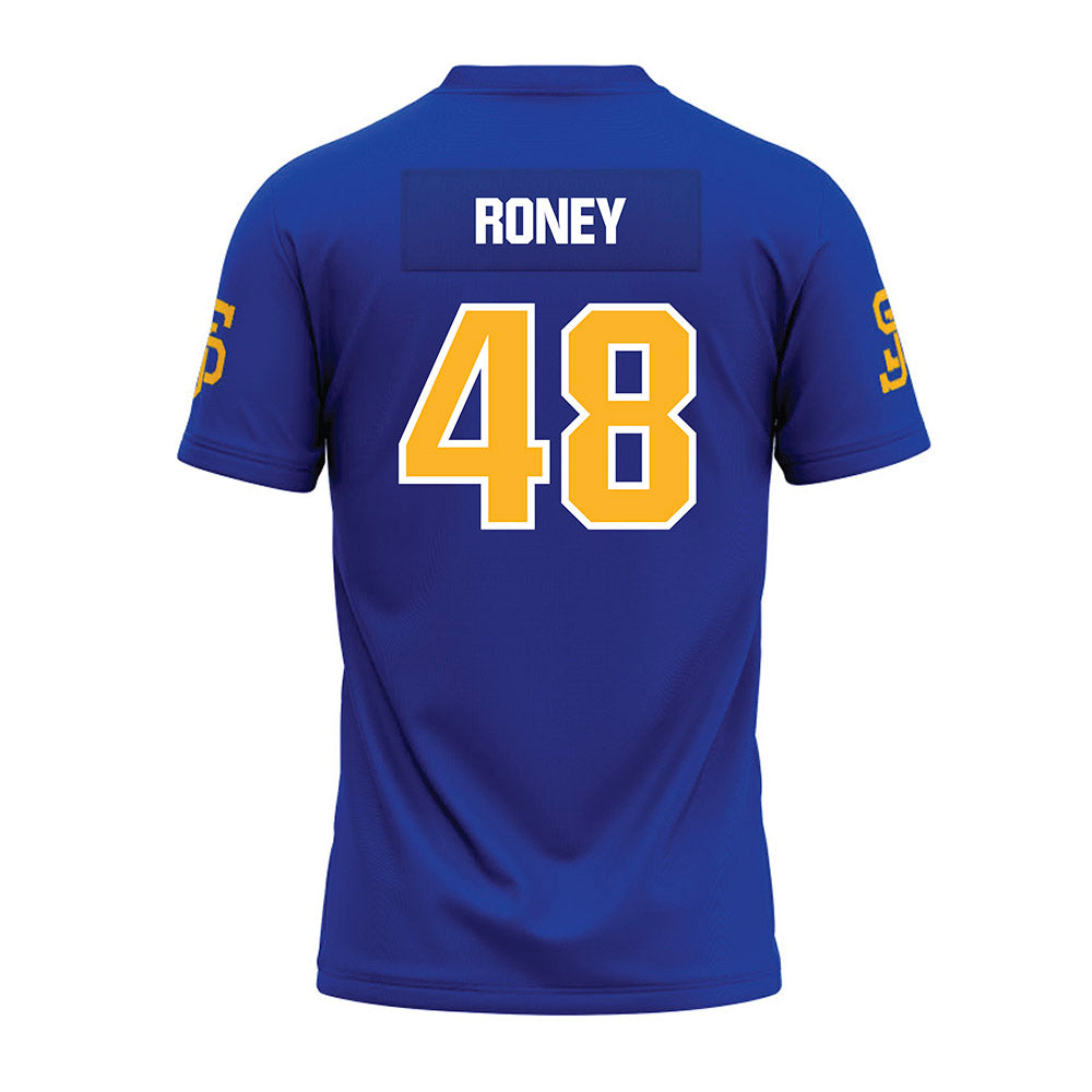 SJSU - NCAA Football : Dejon Roney - Blue Premium Football Jersey-1