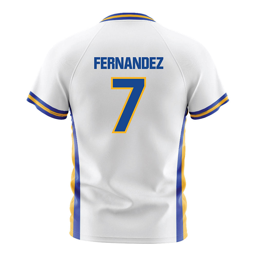 SJSU - NCAA Men's Soccer : Angel Fernandez - White Soccer Jersey-1