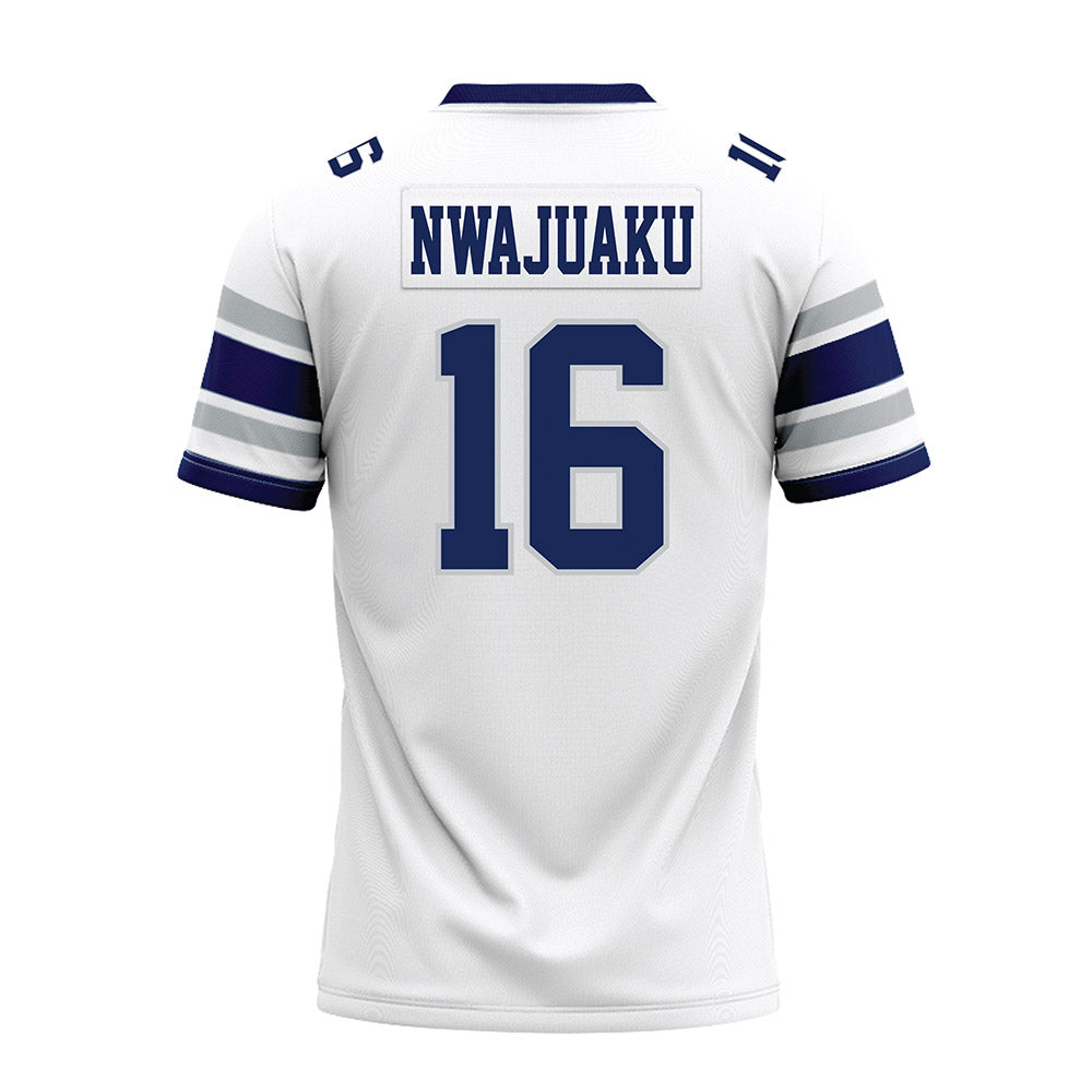 Rice - NCAA Football : Chibuikem Nwajuaku - White Premium Football Jersey