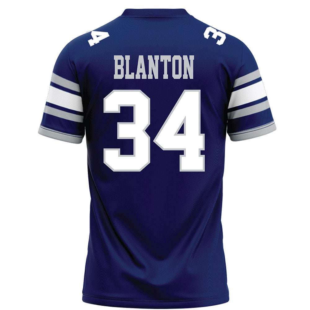 Rice - NCAA Football : Kaleb Blanton - Blue Football Jersey-1