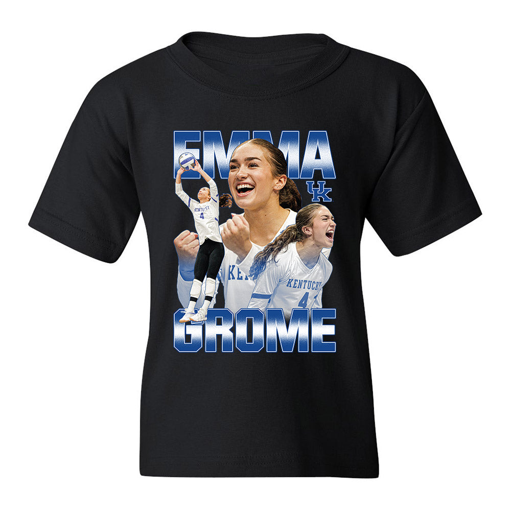 Kentucky - NCAA Women's Volleyball : Emma Grome - Player Collage Youth T-Shirt