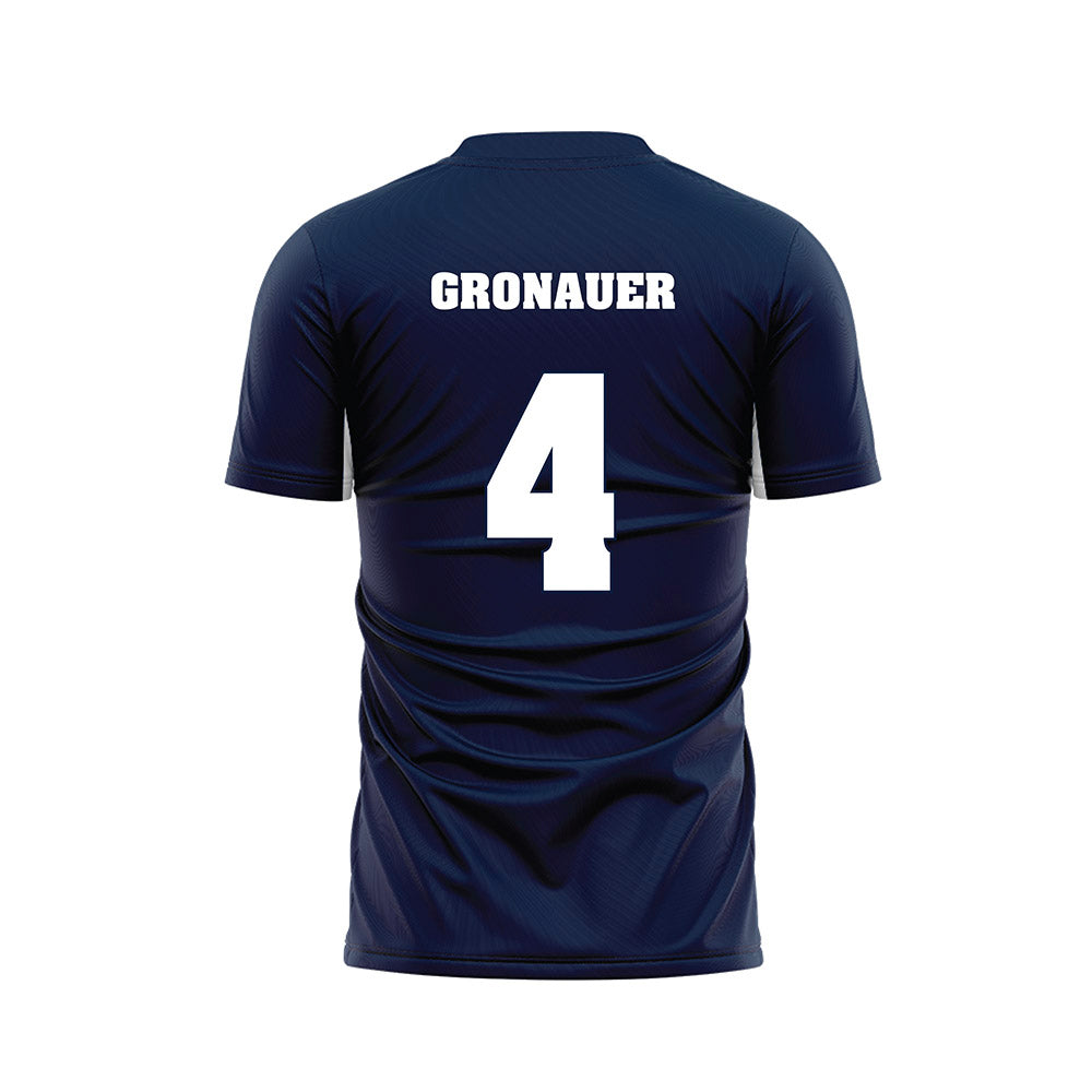 Nevada - NCAA Women's Soccer : Serene Gronauer - Navy Soccer Jersey-1