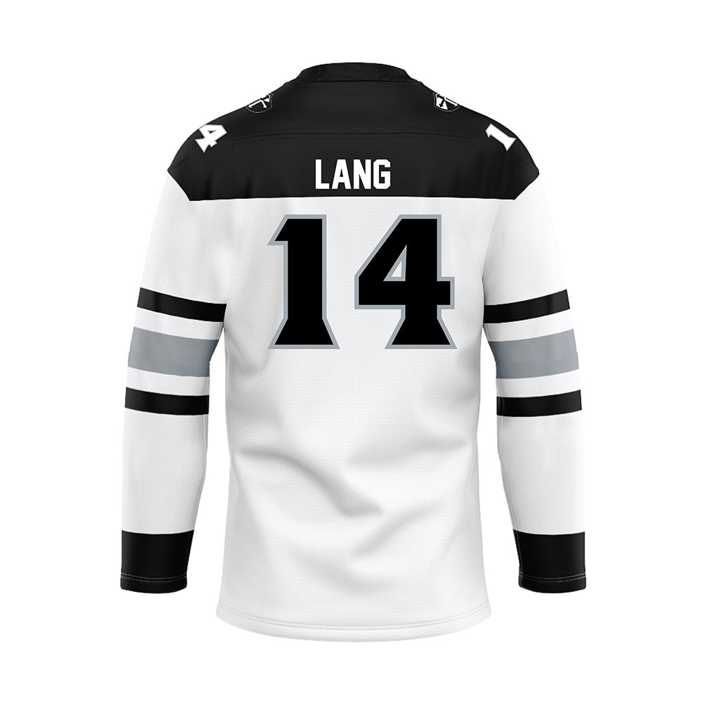 Providence - NCAA Women's Ice Hockey : Josie Lang - White Hockey Jersey-1