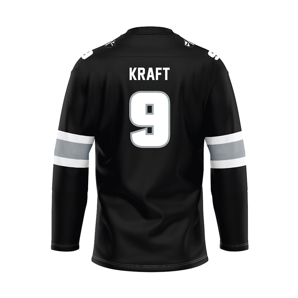 Providence - NCAA Women's Ice Hockey : Kiara Kraft - Black Hockey Jersey-1