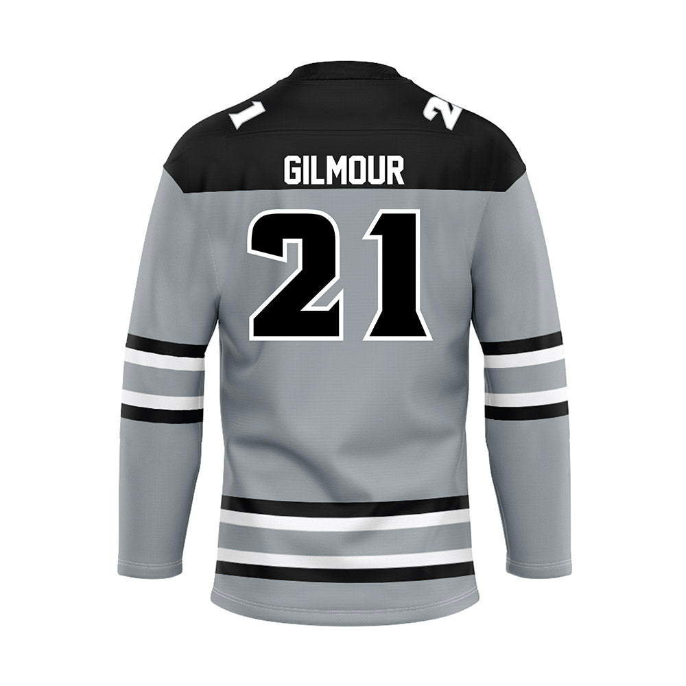 Providence - NCAA Women's Ice Hockey : Taylor Gilmour - Grey Hockey Jersey-1