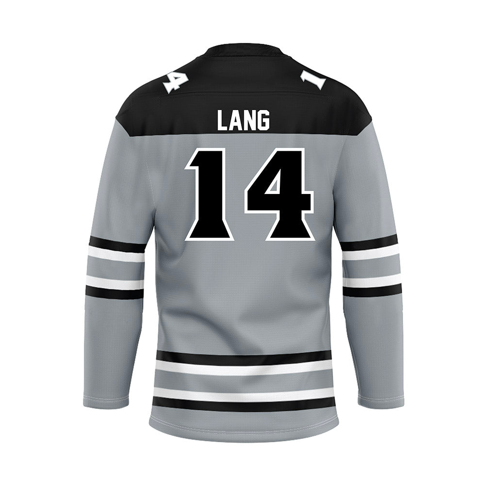 Providence - NCAA Women's Ice Hockey : Josie Lang - Grey Hockey Jersey-1