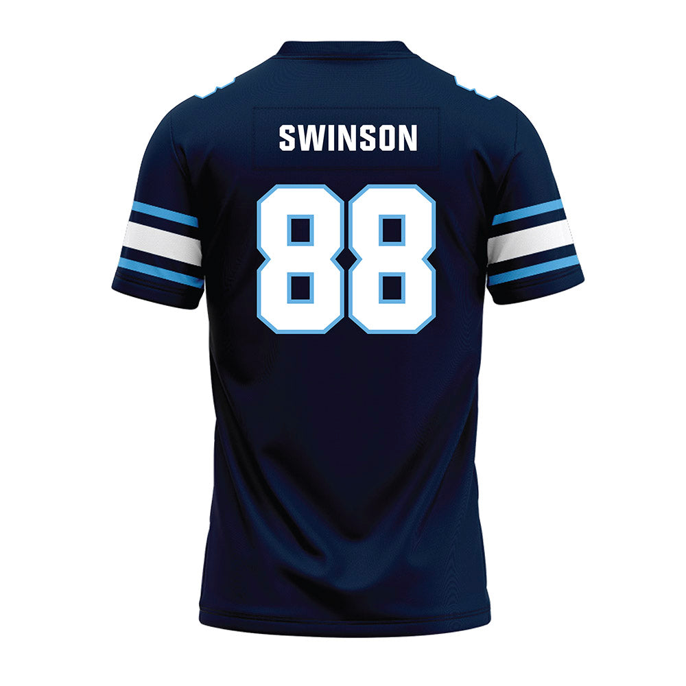 Maine - NCAA Football Alumni : Matthew Swinson - Navy Premium Football Jersey-1
