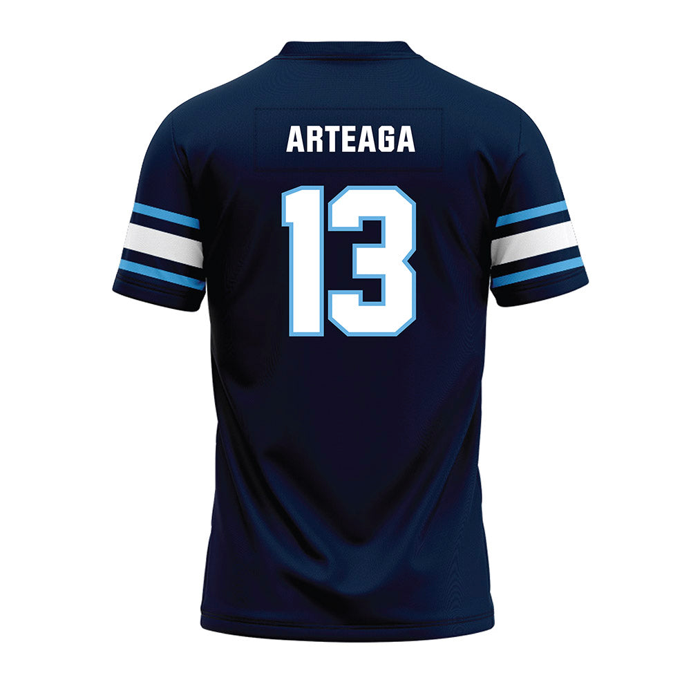 Maine - NCAA Football : Aaron Arteaga - Navy Premium Football Jersey-1