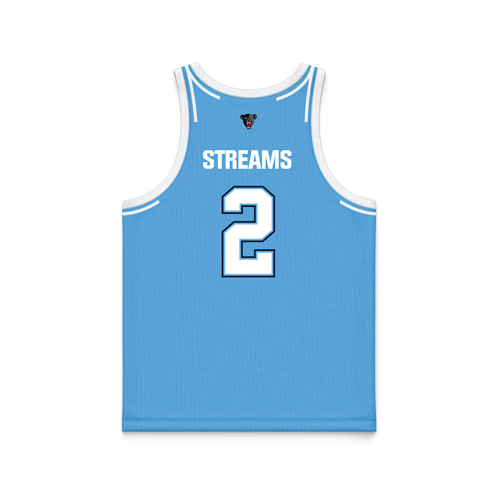 Maine - NCAA Women's Basketball : Emmie Streams - Light Blue Basketball Jersey