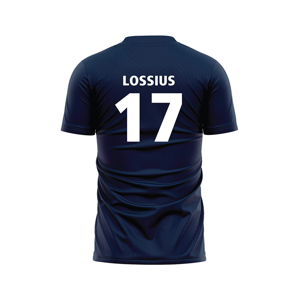 Maine - NCAA Women's Soccer : Julie Lossius - Navy Soccer Jersey-1