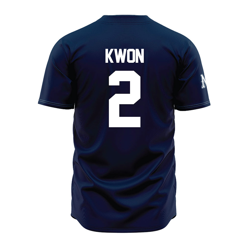 Nevada - NCAA Baseball : Junhyuk Kwon - Navy Jersey-1