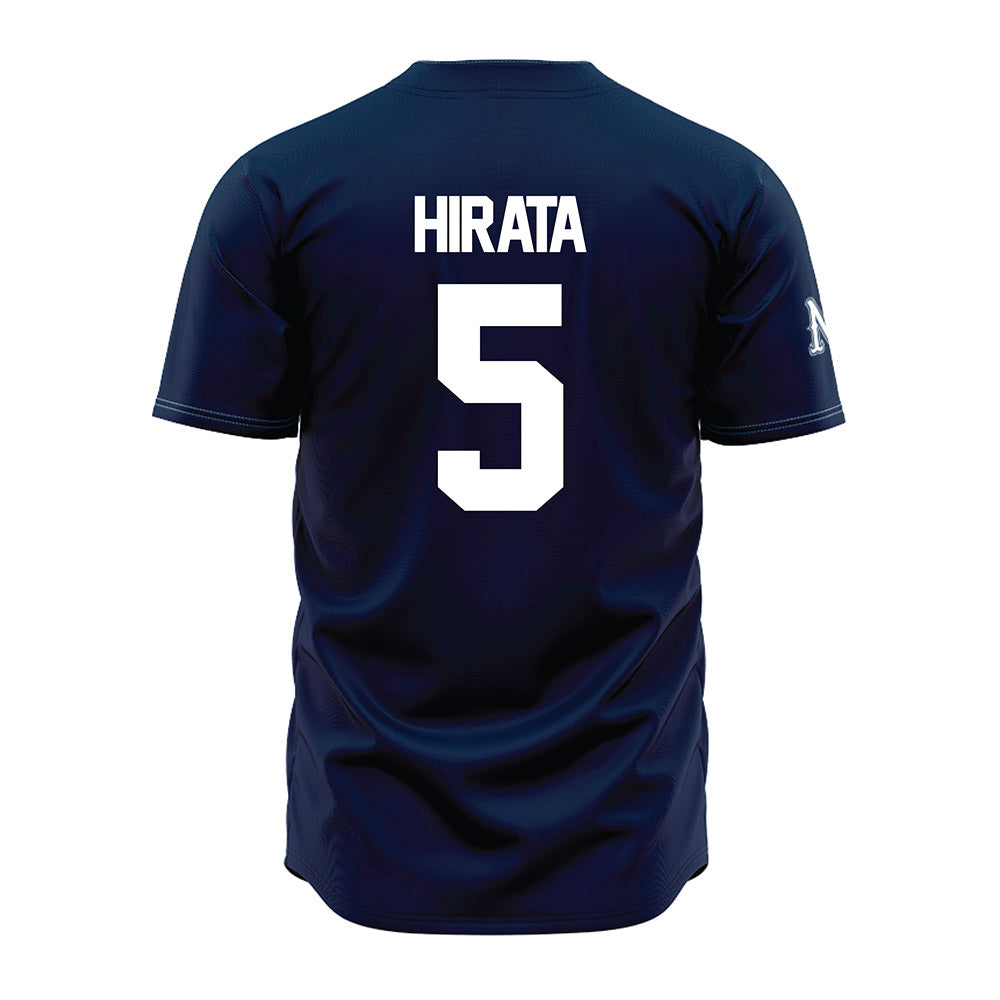 Nevada - NCAA Baseball : Mason Hirata - Navy Jersey-1