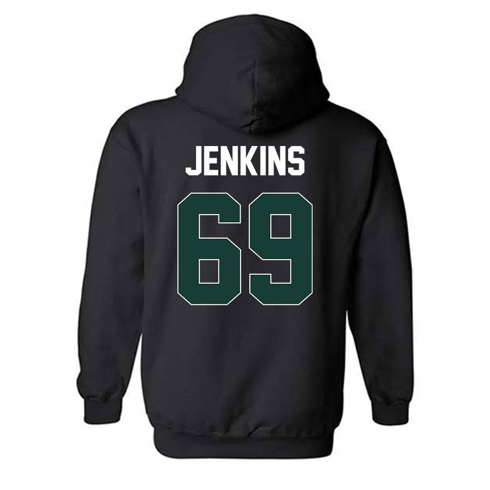 Lake Erie College - NCAA Football : Dylan Jenkins - Classic Shersey Hooded Sweatshirt-1
