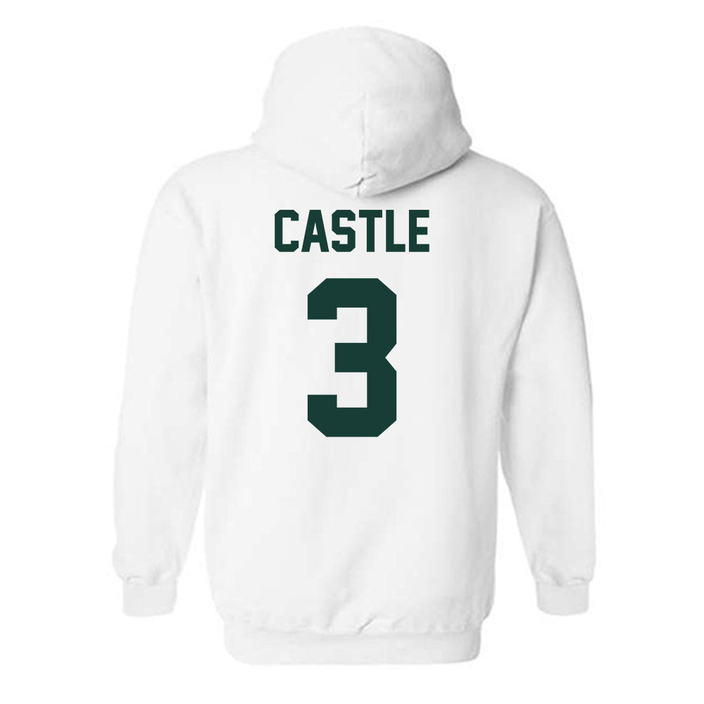Lake Erie College - NCAA Football : Tavon Castle - Classic Shersey Hooded Sweatshirt-1