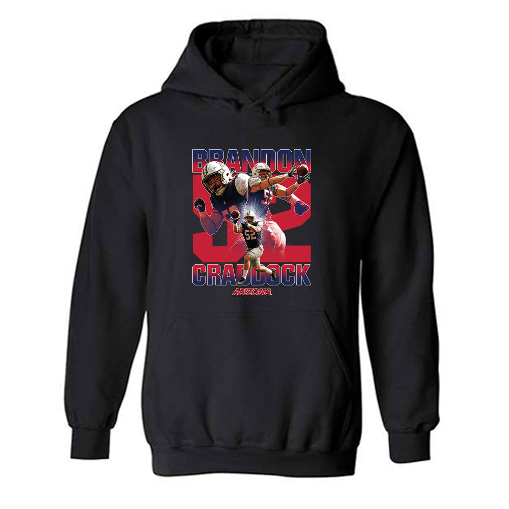 Arizona - NCAA Football : Brandon Craddock - Hooded Sweatshirt Player Collage