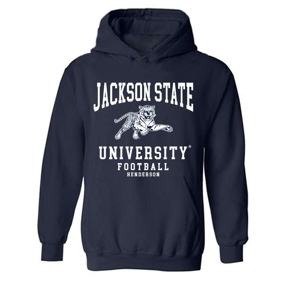 Jackson State - NCAA Football : Tyquan Henderson - Classic Shersey Hooded Sweatshirt-0