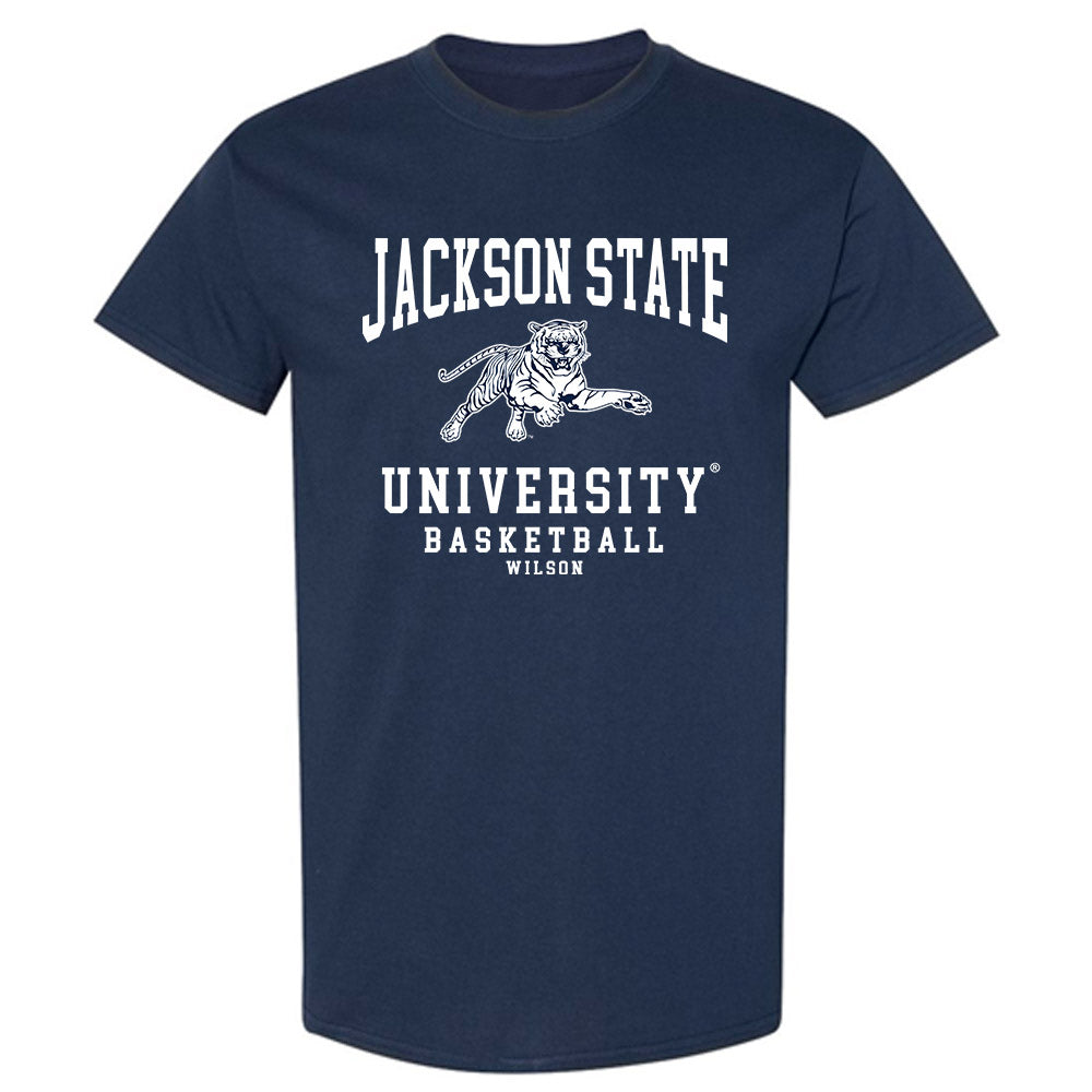 Jackson State - NCAA Men's Basketball : Ebo Wilson - T-Shirt-0