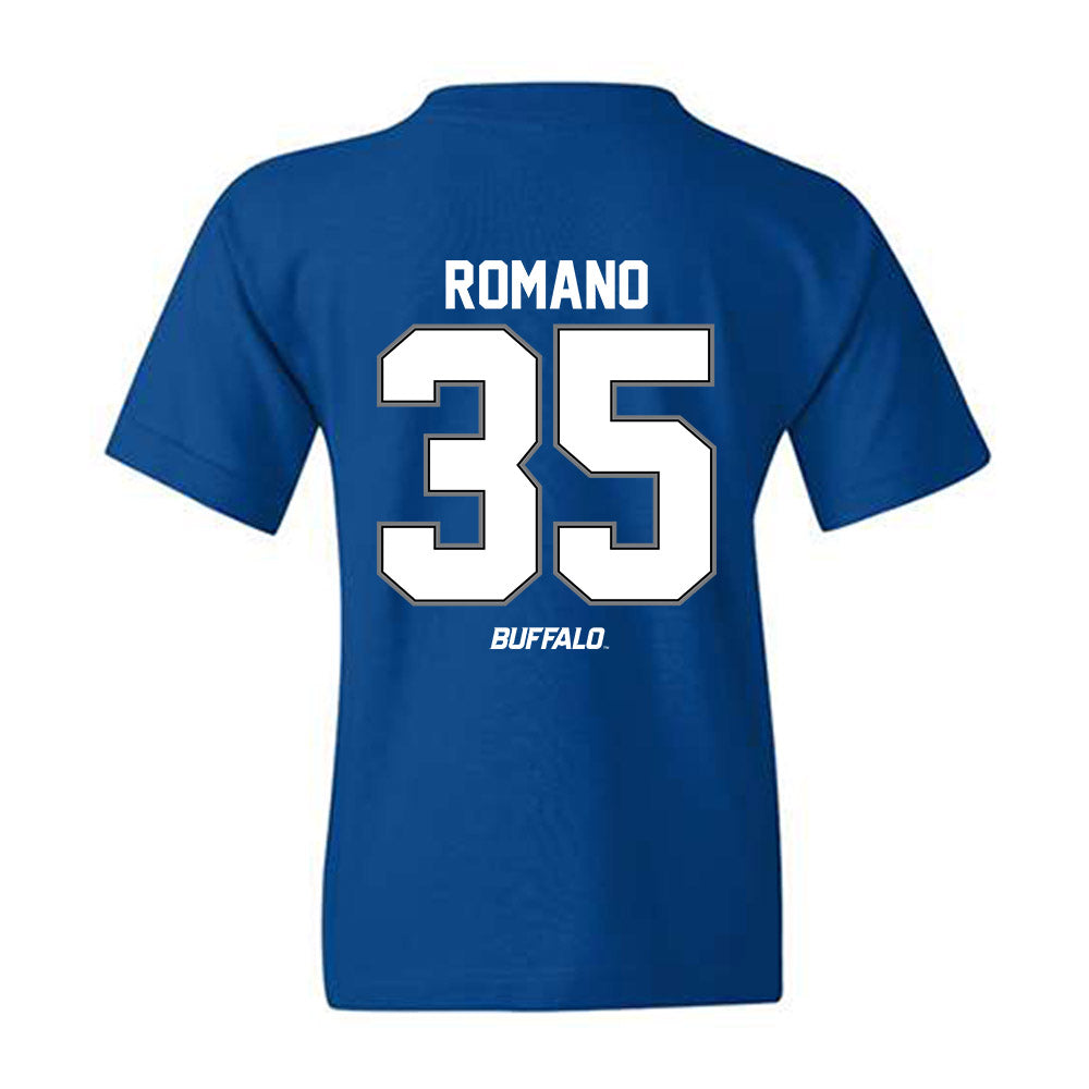 Buffalo - NCAA Men's Basketball : Evan Romano - Youth T-Shirt-1