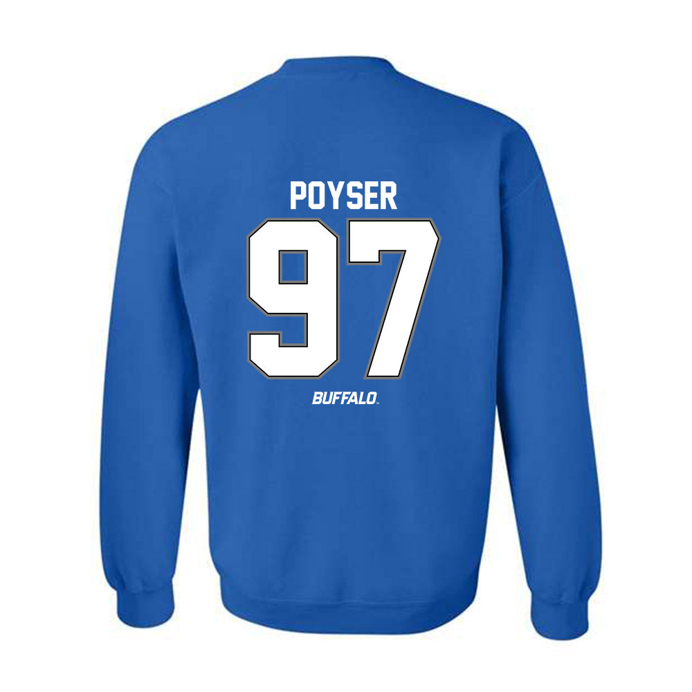 Buffalo - NCAA Football : Junior Poyser - Crewneck Sweatshirt