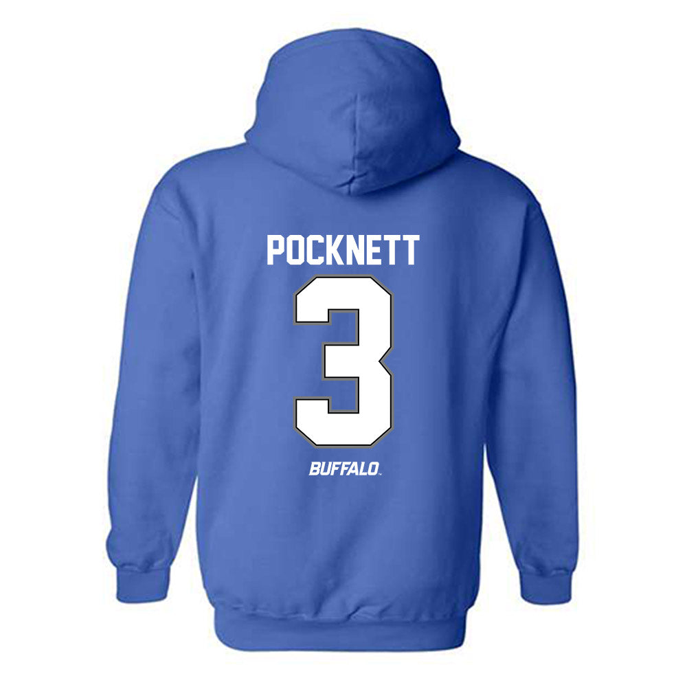Buffalo - NCAA Men's Basketball : Mikhail Pocknett - Hooded Sweatshirt-1