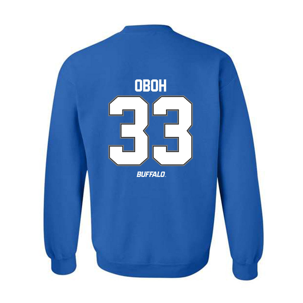 Buffalo - NCAA Men's Basketball : Tim Oboh - Crewneck Sweatshirt
