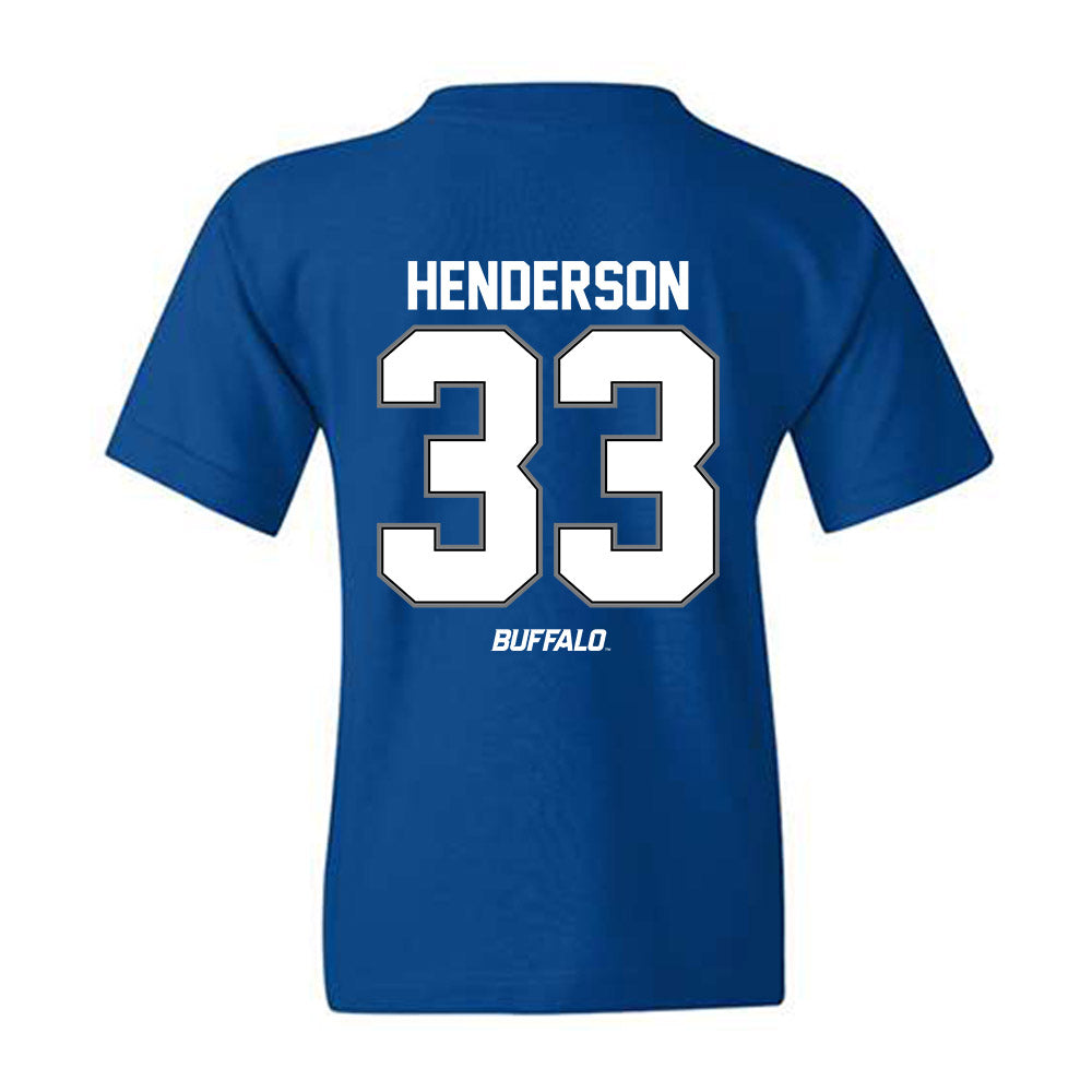 Buffalo - NCAA Football : Connor Henderson - Youth T-Shirt-1