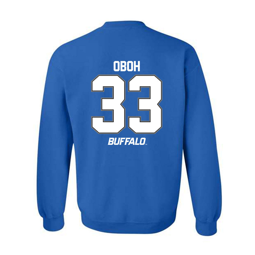 Buffalo - NCAA Men's Basketball : Tim Oboh - Crewneck Sweatshirt