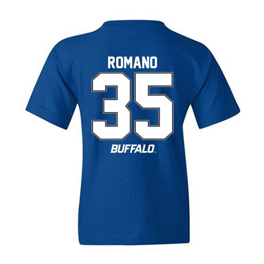 Buffalo - NCAA Men's Basketball : Evan Romano - Youth T-Shirt-1